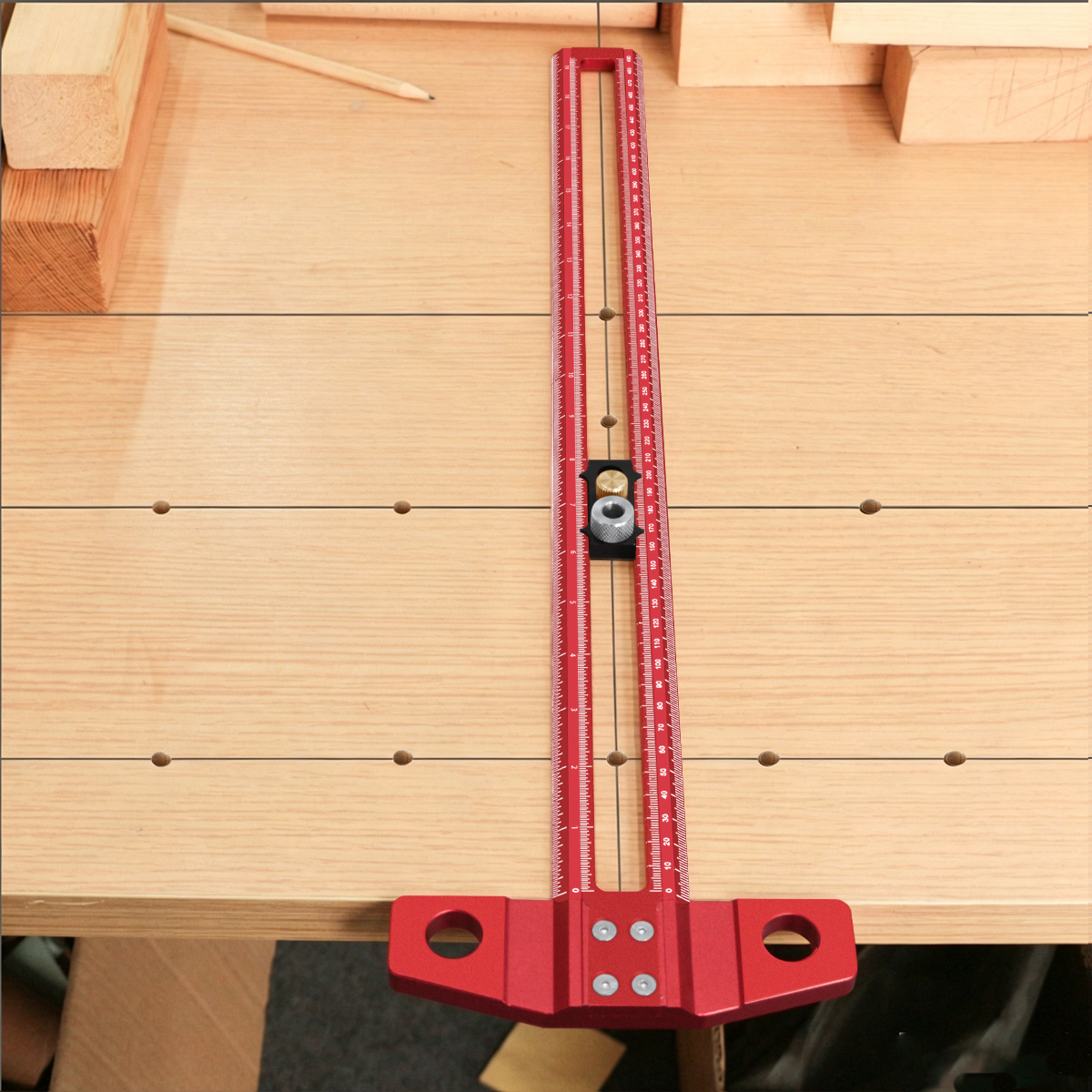Woodworking Project - 목공용 T-스퀘어 마킹 게이지, 조절 가능한