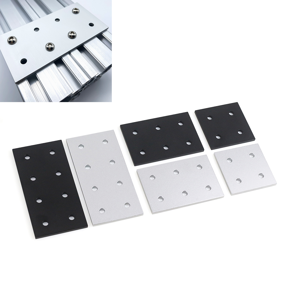 Woodworking Joint - 4Pcs 알루미늄 프로파일 결합 스트립 플레이트
