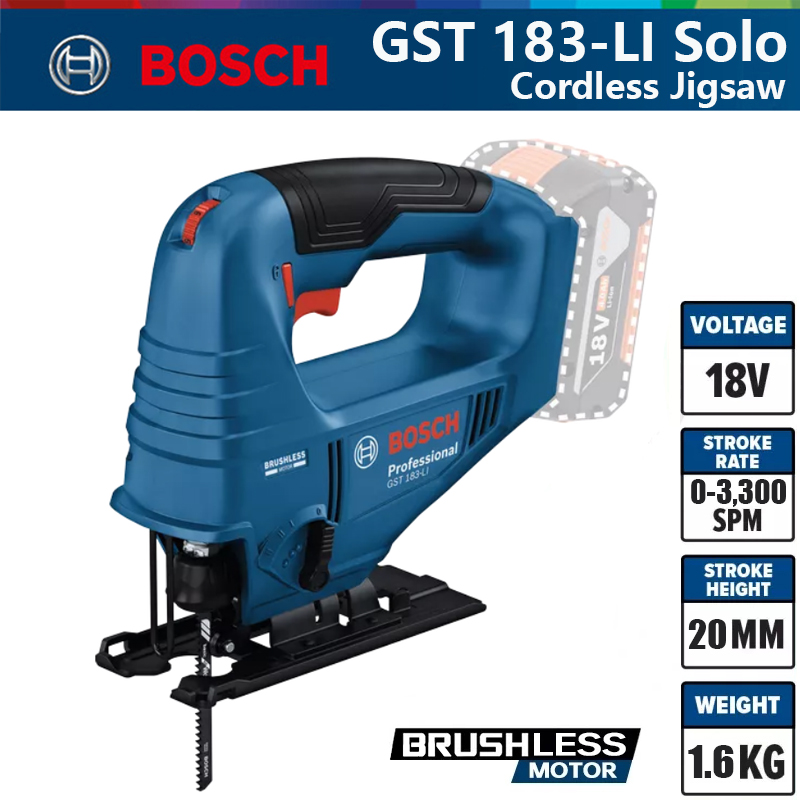 Woodworking Jigsaw - 보쉬 GST 183-LI 전문 전기 직소