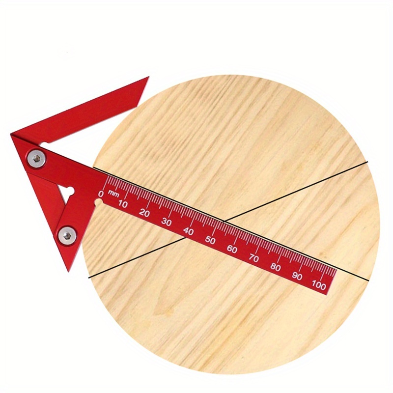 센터 파인더 라인 게이지 45/90도 각도 마킹 룰러, - Woodworking Project 리뷰 및 가격