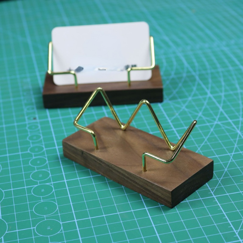나무 비즈니스 카드홀더 책상, 사무실 장식 카드 케이스 - Woodworking School 리뷰 및 가격