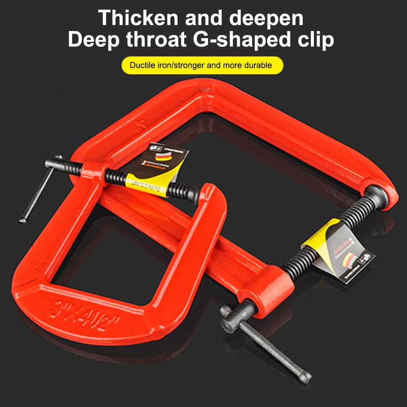 G 클램프 딥 리치 C 클램프 1/1.5/2 인치 C- - Woodworking Clamp 리뷰 및 가격