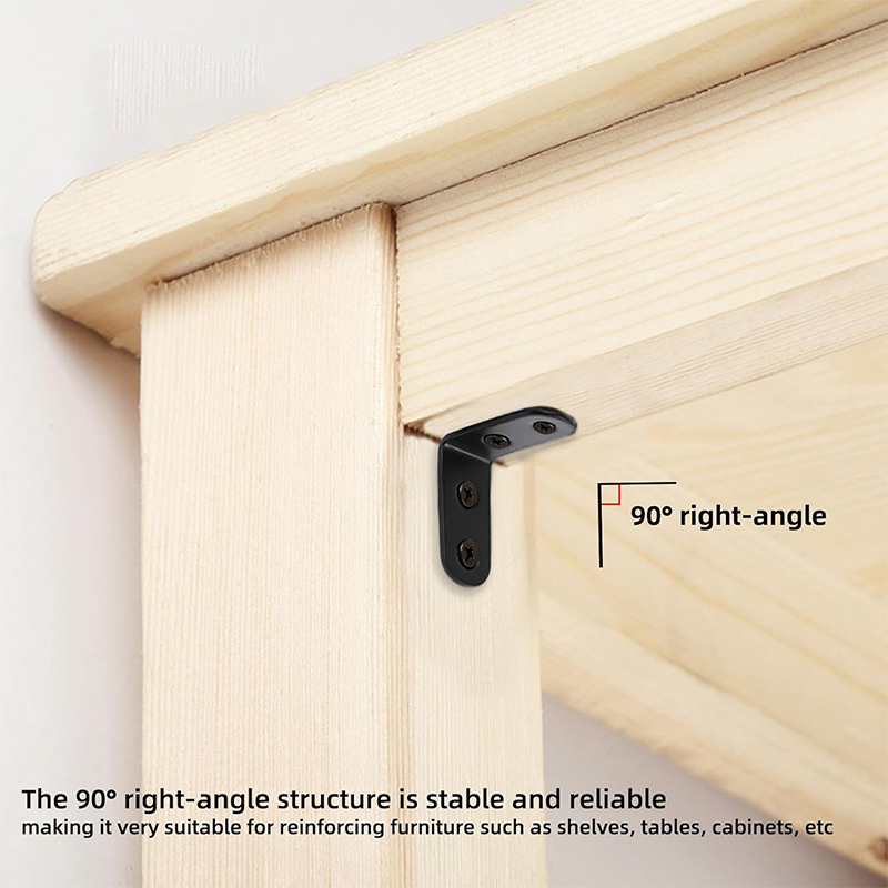 6-20개 블랙 코너 브레이스 L 브래킷, 40mm 스 - Woodworking Joint 리뷰 및 가격