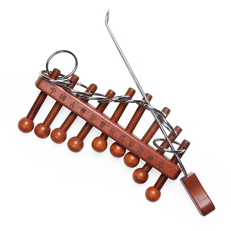 고전 중국식 아홉 링 퍼즐 성인 및 어린이용 고난이도  - Woodworking Hobby 리뷰 및 가격