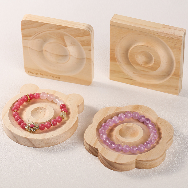 1Pc DIY 천연 나무 구슬 디자인 보드 보석 만들기 - Woodworking Art 리뷰 및 가격