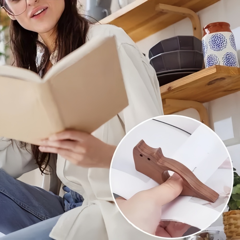 나무 엄지손가락 모양 애완동물 고양이 강아지 독서 북마 - Woodworking School 리뷰 및 가격