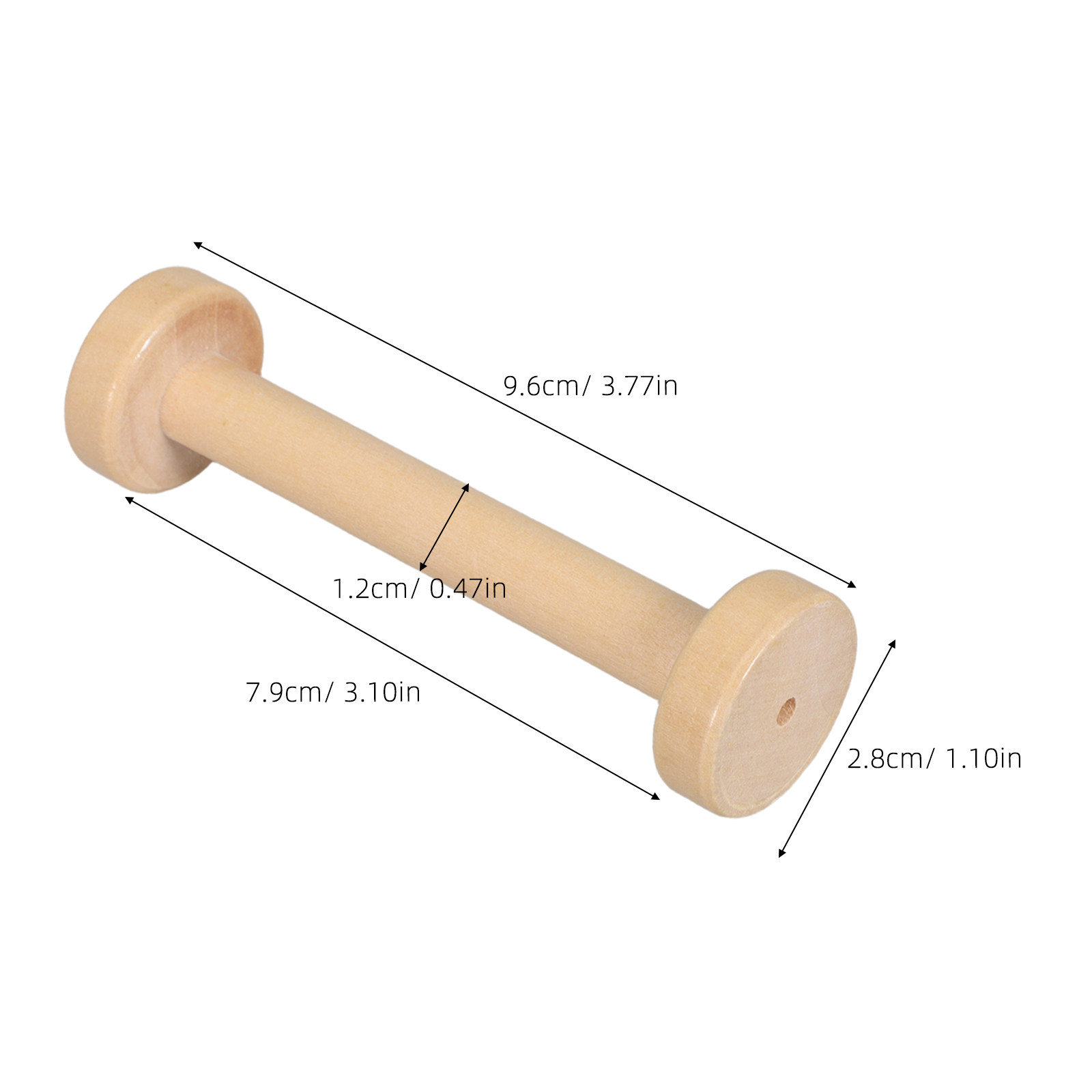 5개 나무 스풀 천연 빈티지 보빈 수작업 광택 마감 D - Woodworking Art 리뷰 및 가격