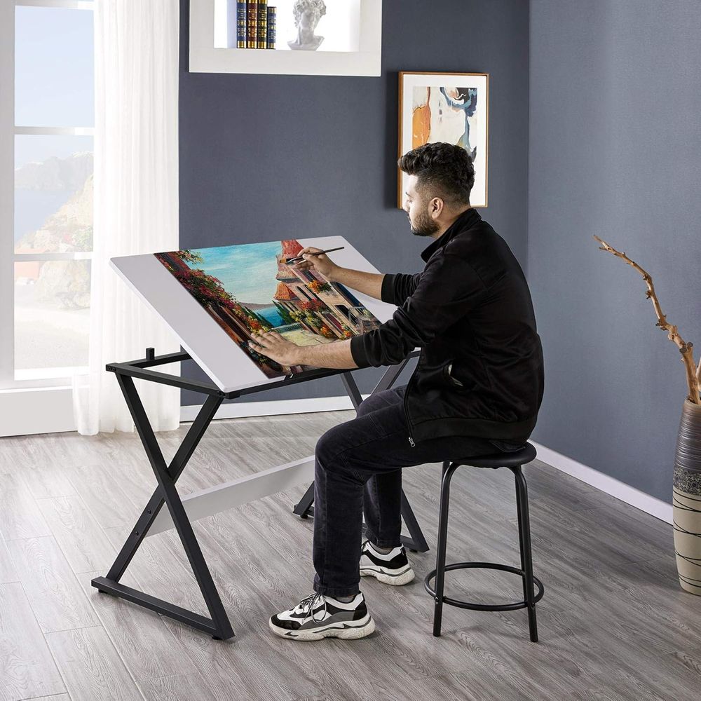 드레이팅 테이블 또는 아티스트 아트 데스크, 그림 그리 - Woodworking Art 리뷰 및 가격