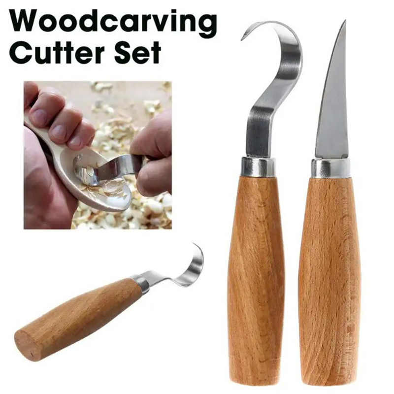 목공 조각칼, 치즐, 훅 나이프, 조각 도구, 인체공학 - Woodworking Man 리뷰 및 가격