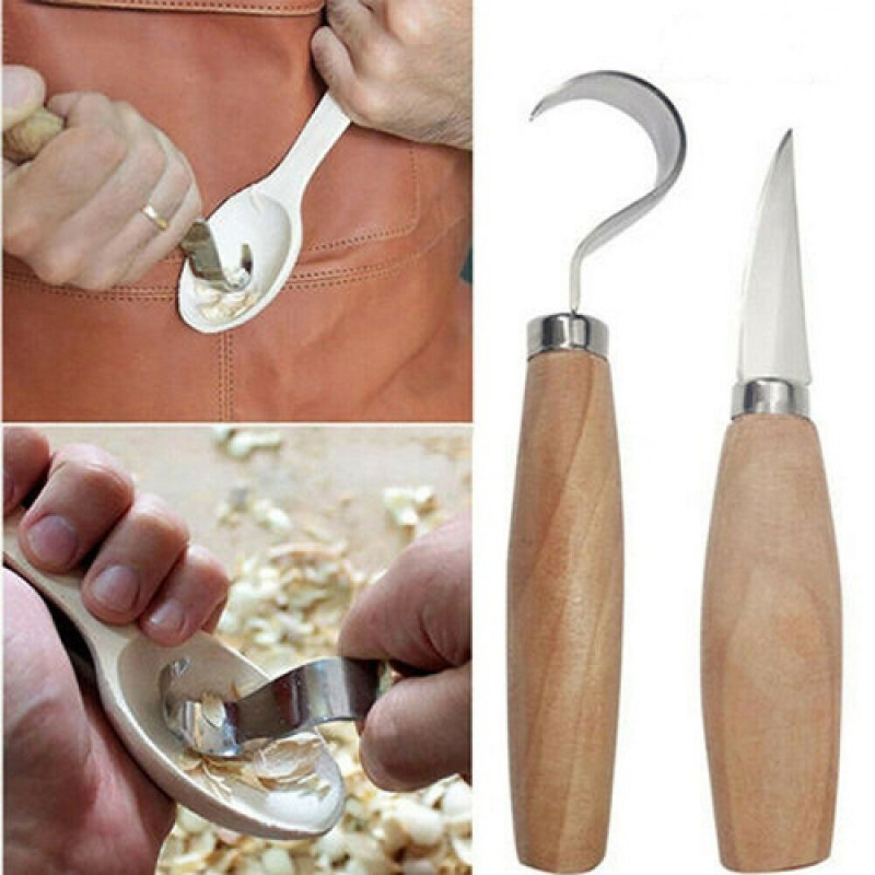 목공 조각칼, 치즐, 훅 나이프, 조각 도구, 인체공학 - Woodworking Man 리뷰 및 가격