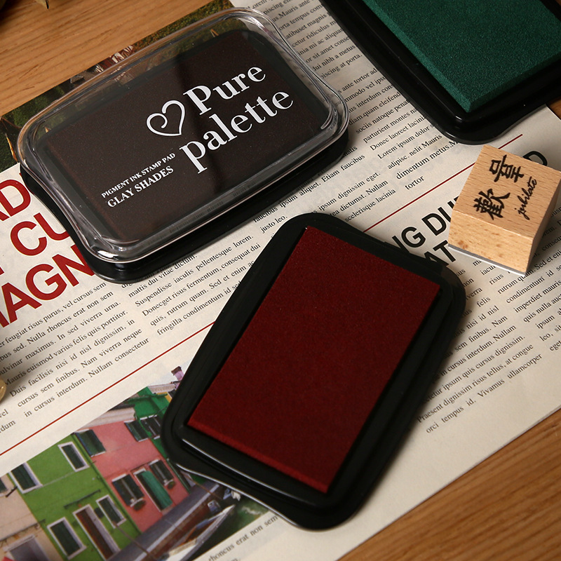 12 색 빈티지 솔리드 컬러 스탬프 용 대형 잉크 패드 - Woodworking Art 리뷰 및 가격