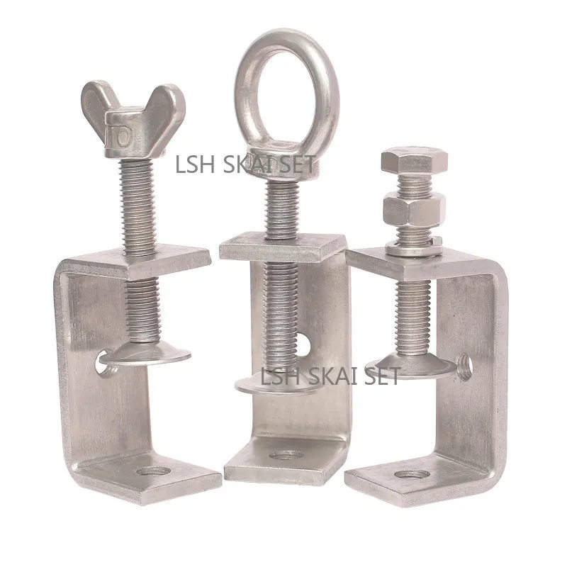 304 스테인리스 스틸 나사형 C 클램프 볼트 조절 가 - Woodworking Clamp 리뷰 및 가격