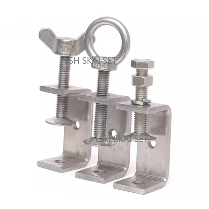304 스테인리스 스틸 나사형 C 클램프 볼트 조절 가 - Woodworking Clamp 리뷰 및 가격