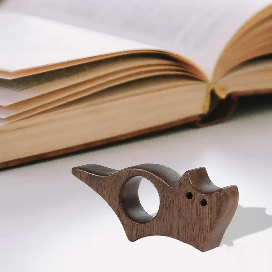 나무로 만든 애완 동물 고양이 개 독서 책갈피 책갈피  - Woodworking School 리뷰 및 가격