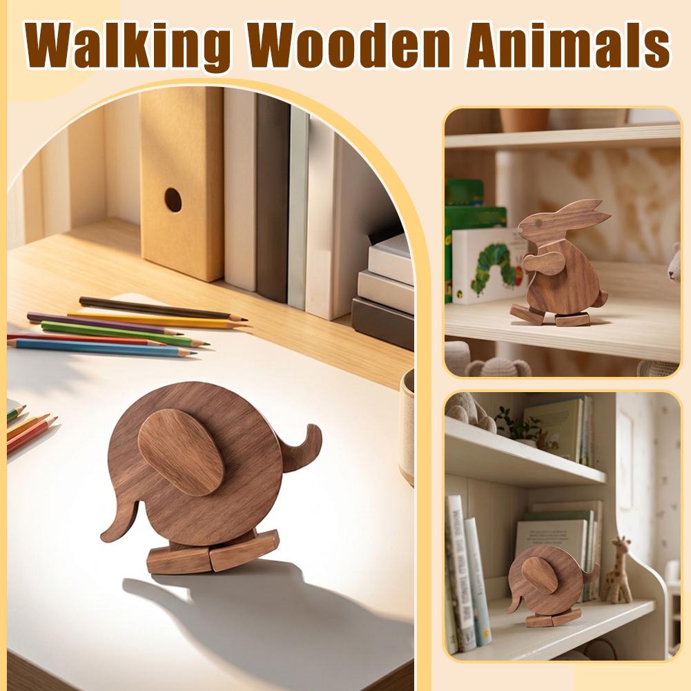 2개 세트 스칸디나비아풍 움직이는 관절인형 나무 동물  - Woodworking Joint 리뷰 및 가격