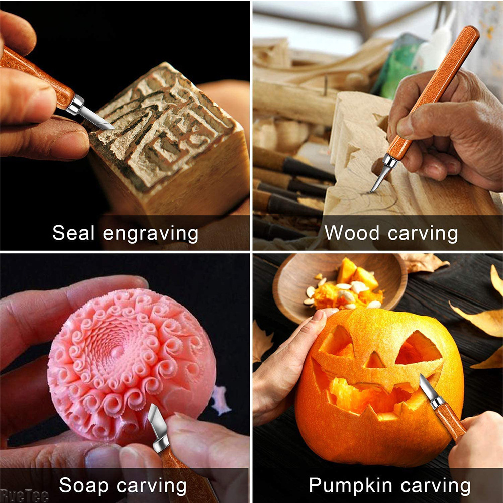 12Pcs SK2 목공 조각 도구 세트, DIY 공예  - Woodworking Art 리뷰 및 가격
