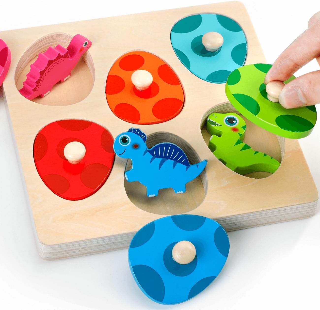 나무 공룡 지그 소 퍼즐 장난감 몬테소리 페그 퍼즐 게 - Woodworking Jigsaw 리뷰 및 가격